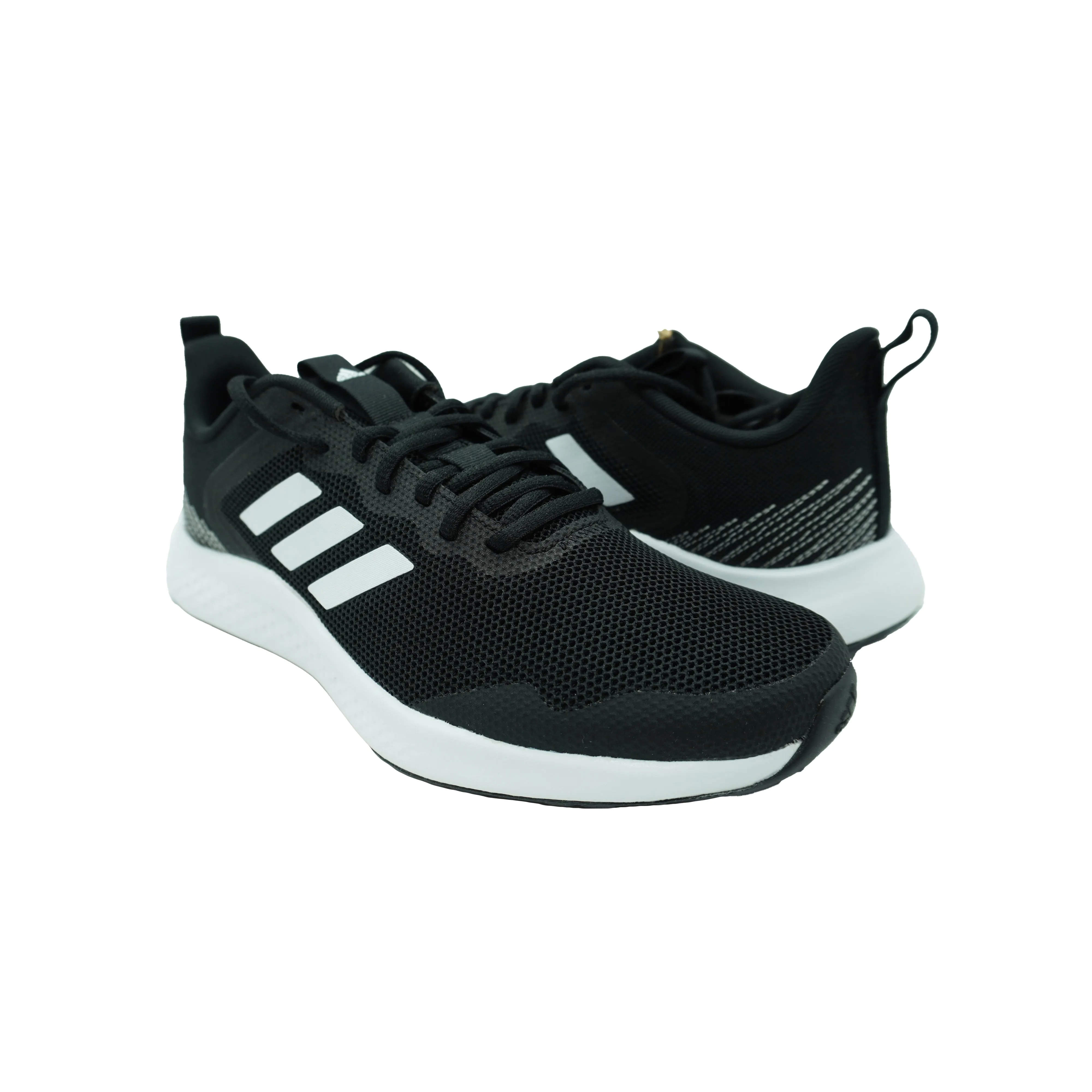 Adidas Men's Fluidstreet Running Athletic Shoes Black White Size 8