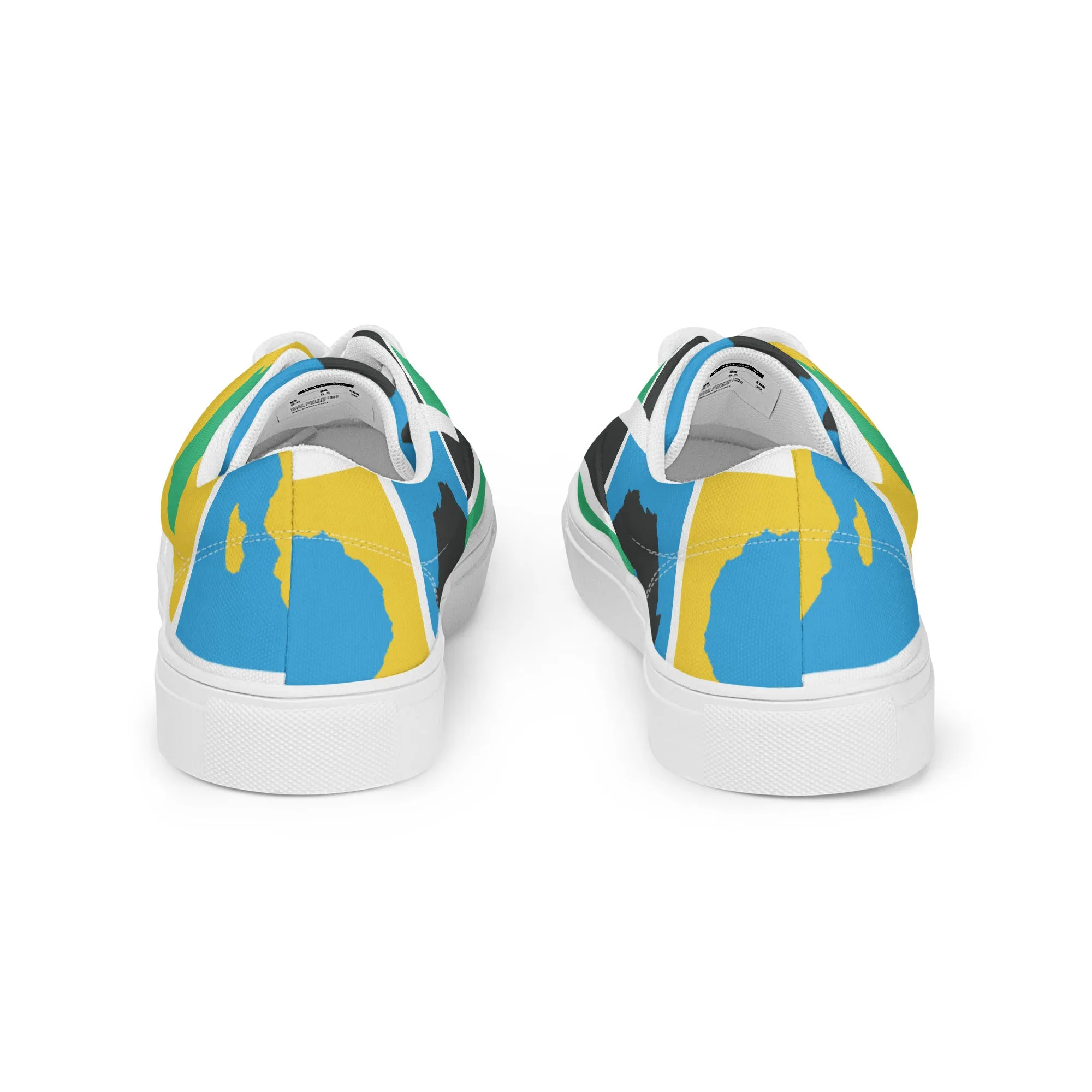 AFRICA WARHOL Men’s Lace-Up Canvas Shoes (Rwanda)