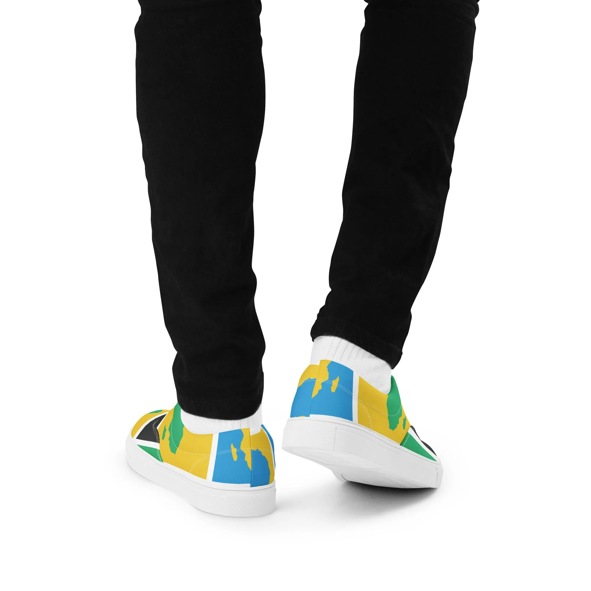 AFRICA WARHOL Men’s Lace-Up Canvas Shoes (Rwanda)