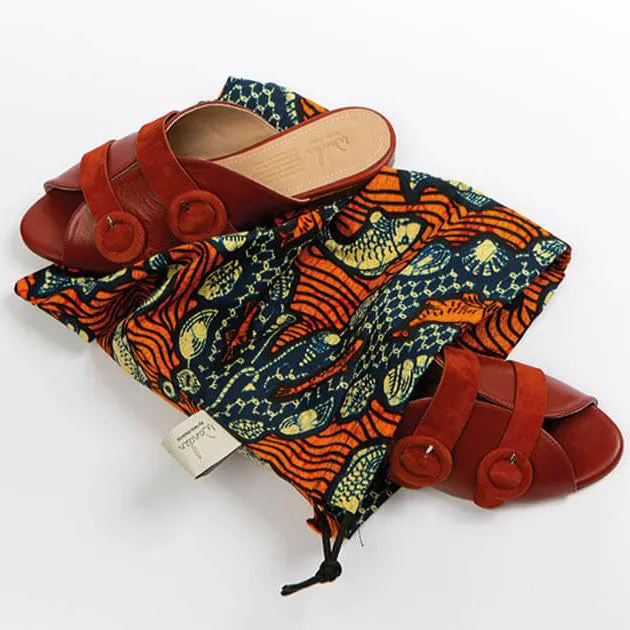 Akai Slide | Auburn Calfskin Leather