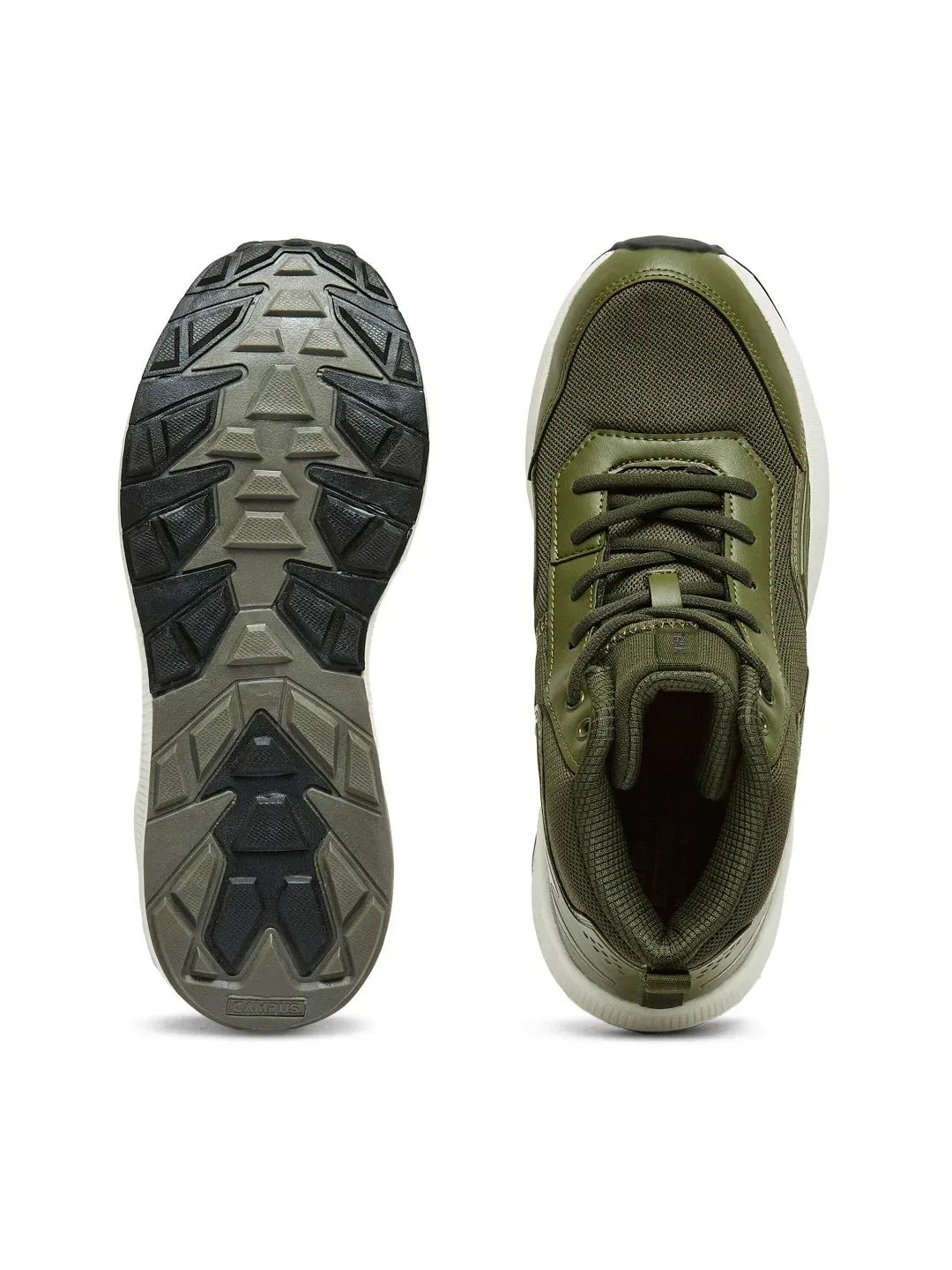 ALLEY Green Men's Sneakers