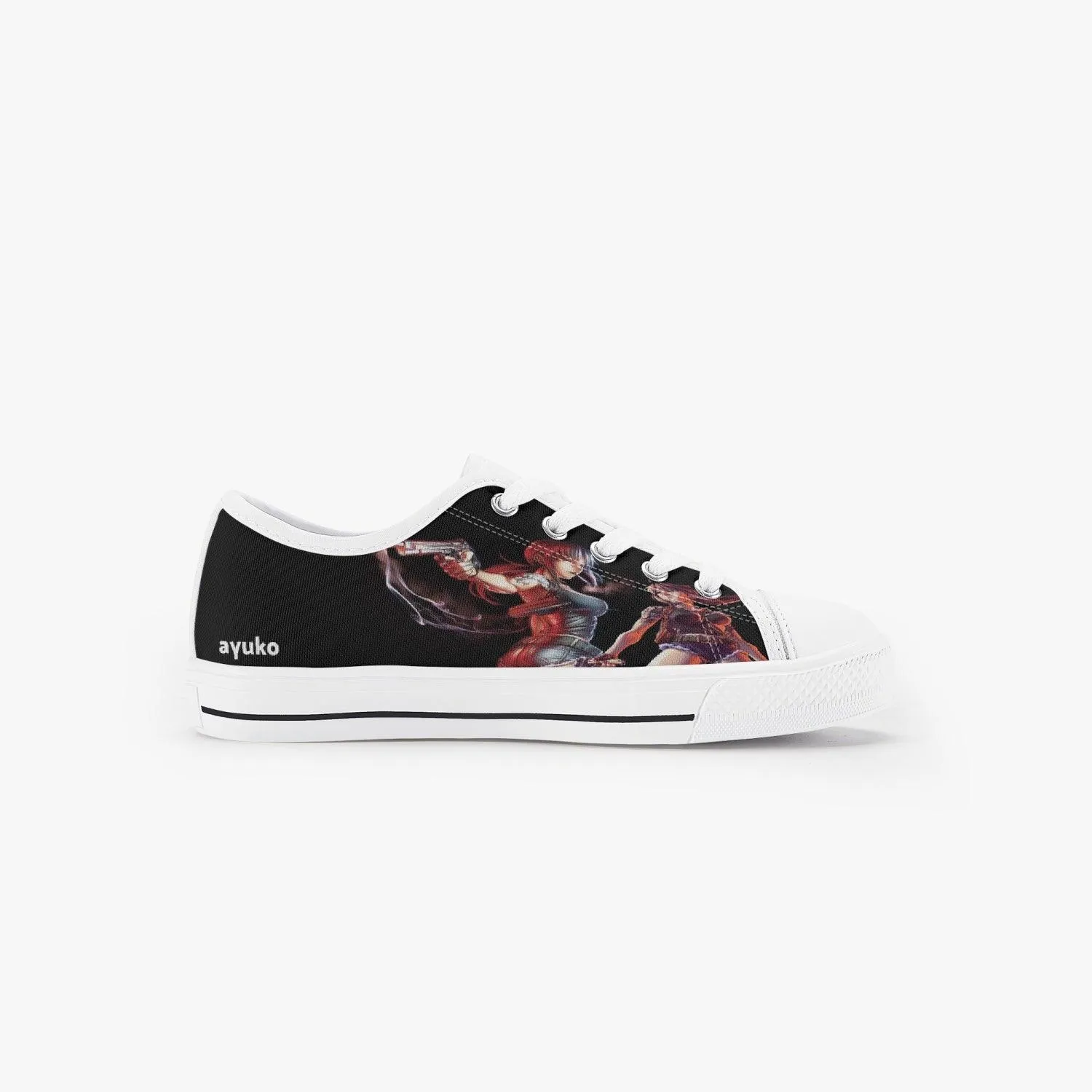 Black Lagoon Kid’s A-Star Low Anime Shoes