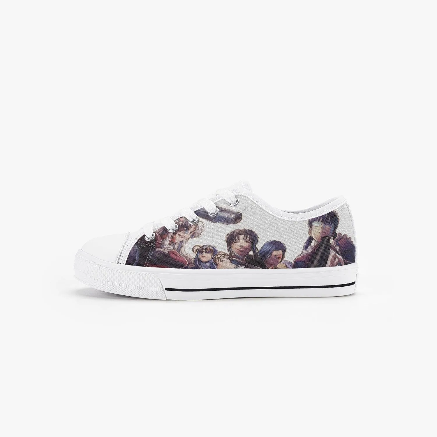 Black Lagoon Kid’s A-Star Low Anime Shoes