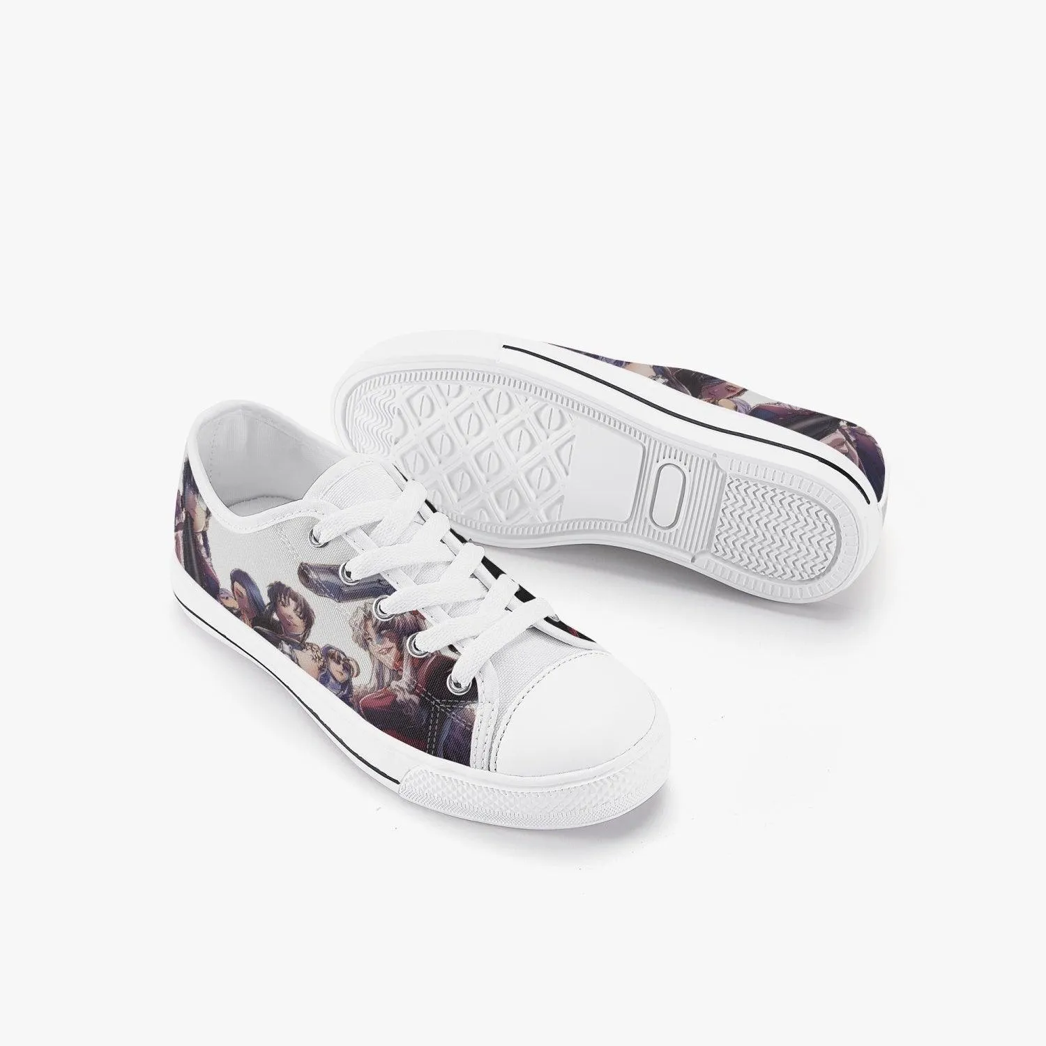 Black Lagoon Kid’s A-Star Low Anime Shoes
