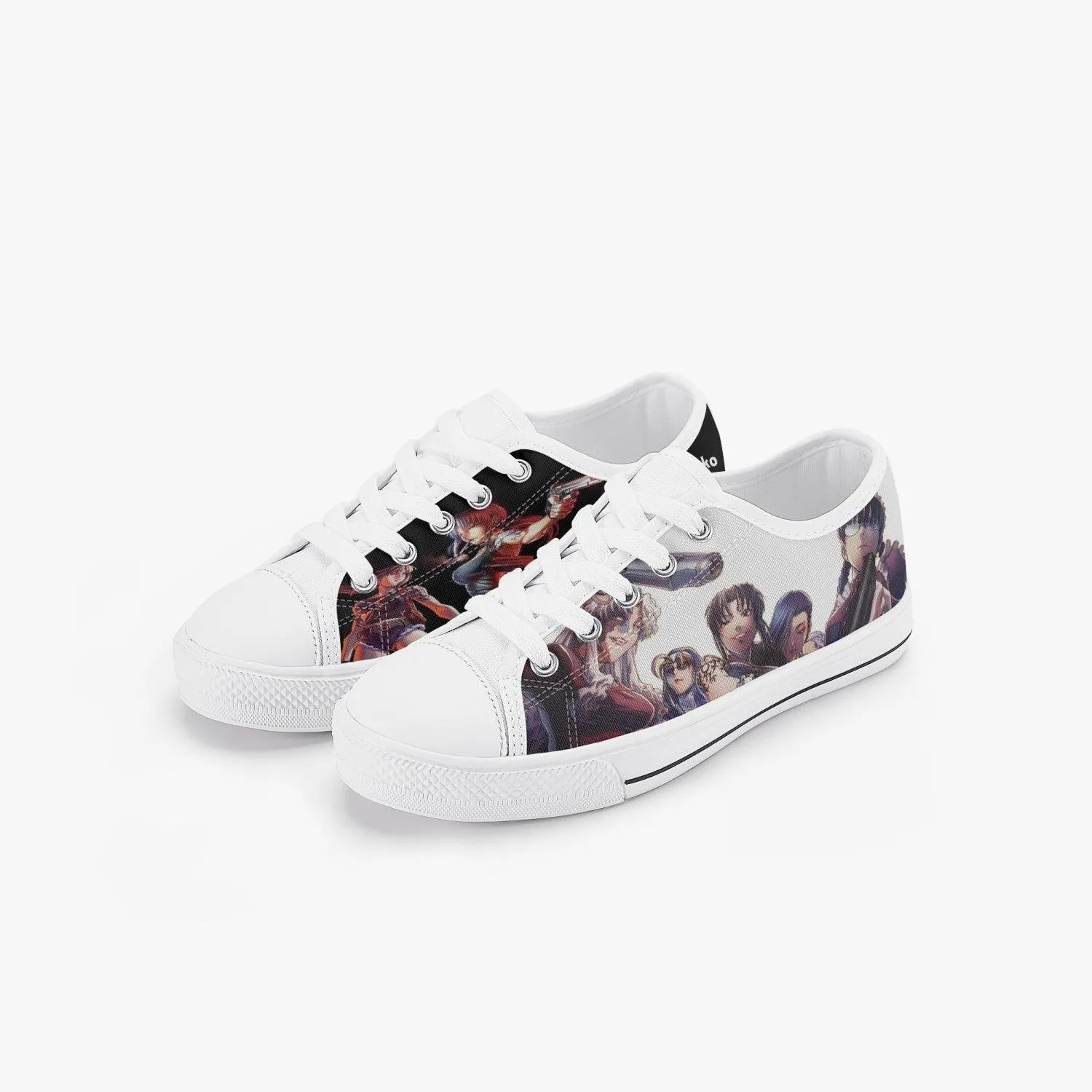 Black Lagoon Kid’s A-Star Low Anime Shoes