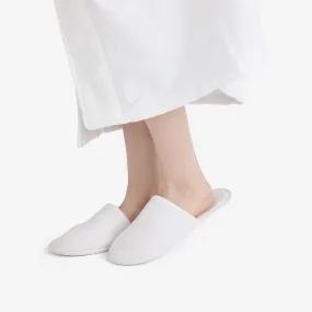 Closed Toe Slippers WITH CARDBOARD 100% Cotton I 100 Pairs Case Pack