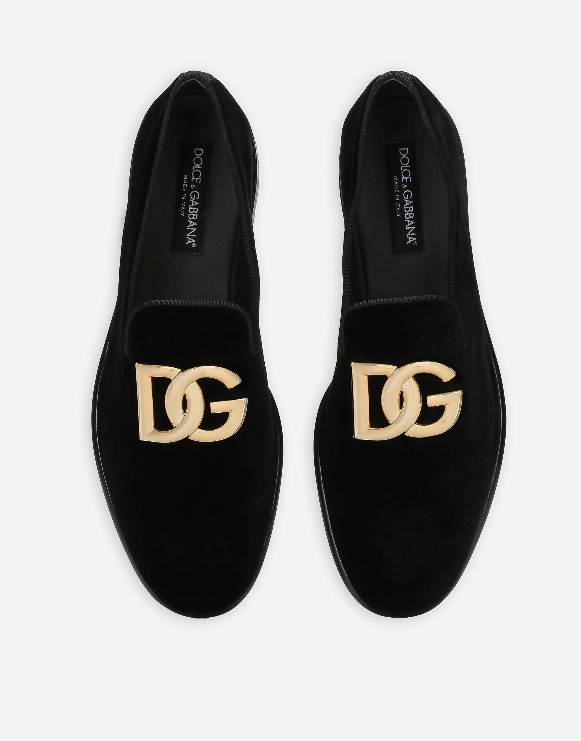 DG-Logo Velvet Slippers