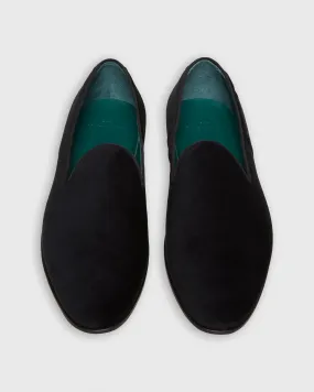 Formal Slipper in Black Velvet