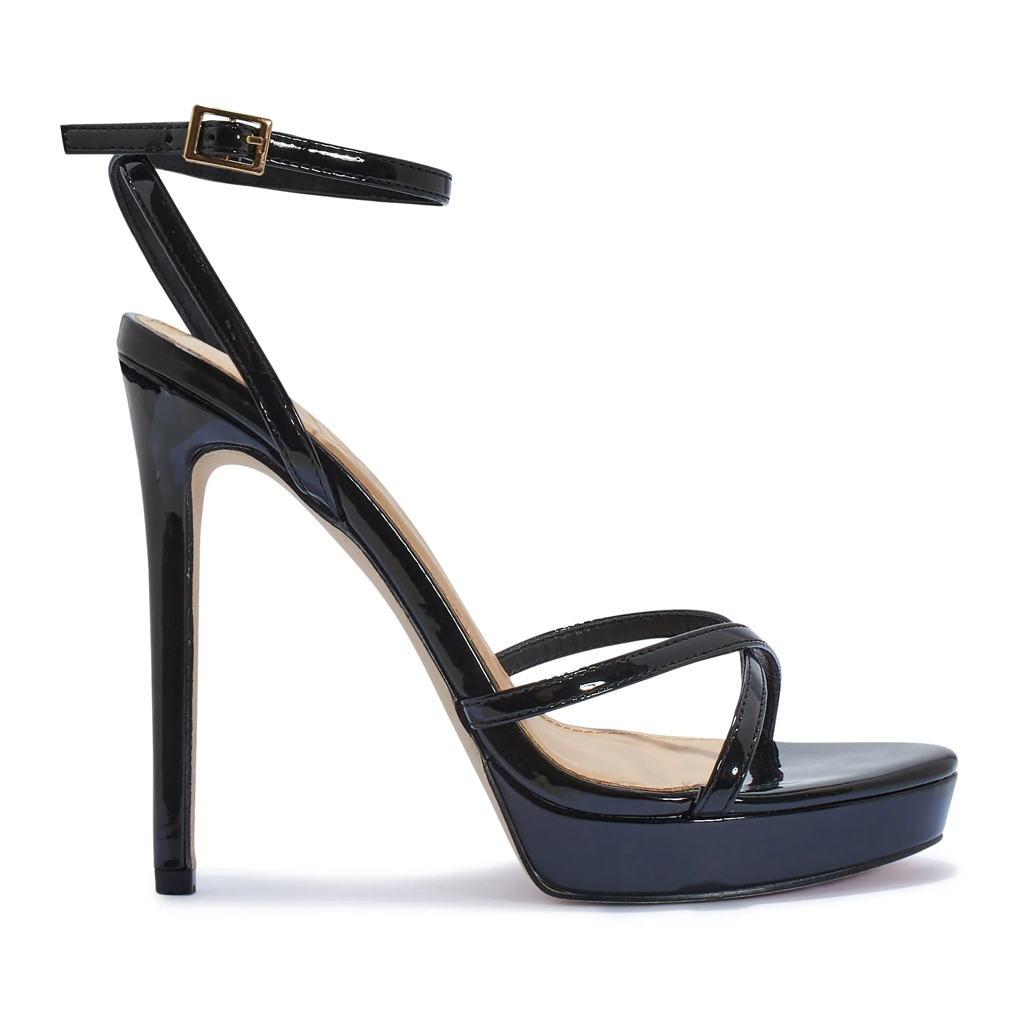 GINSENG2/B HIGH HEEL PLATFORM CROSS OVER SANDAL