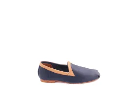 KARRÉ SLIPPERS LEATHER NAVY