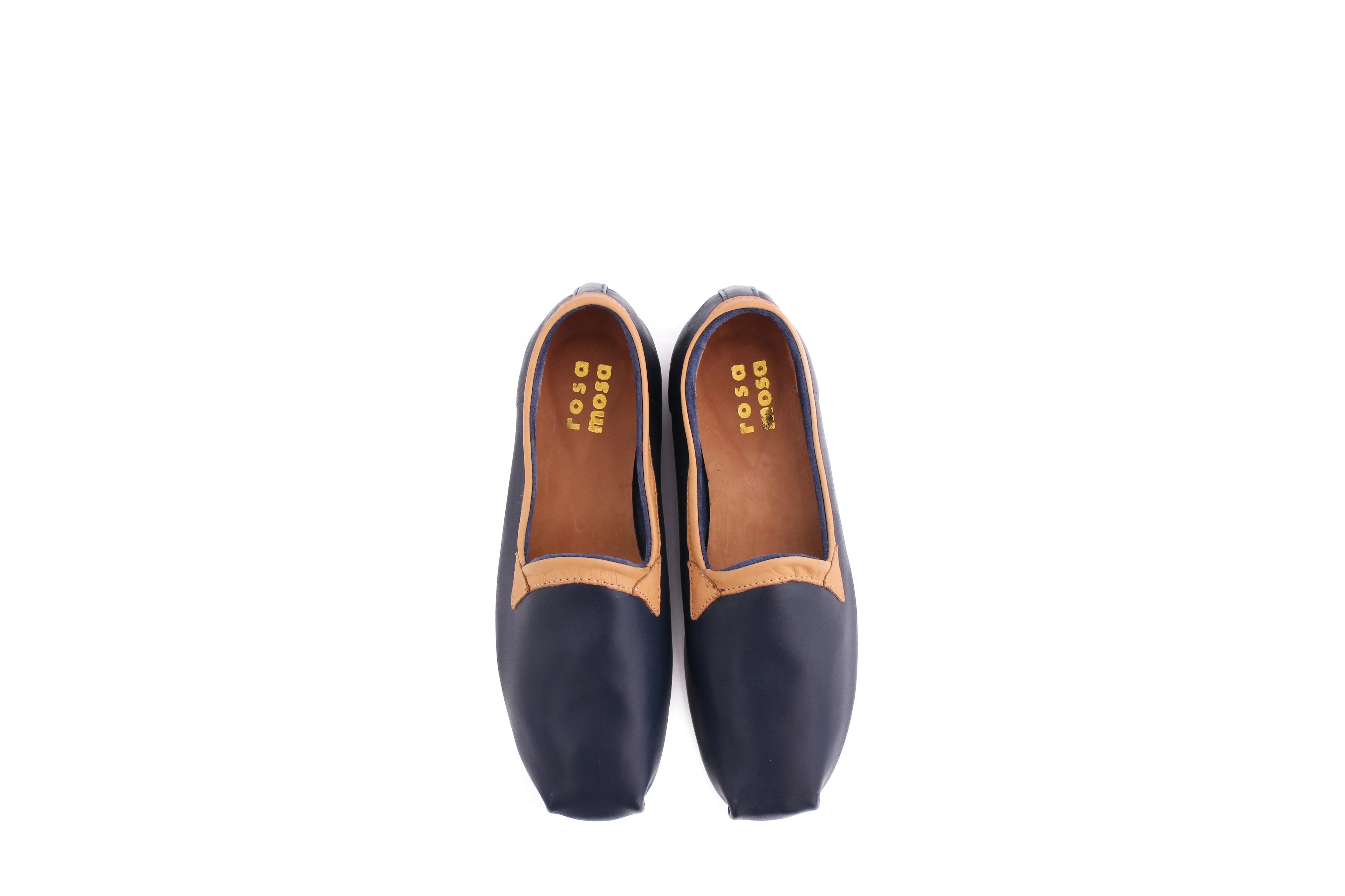 KARRÉ SLIPPERS LEATHER NAVY