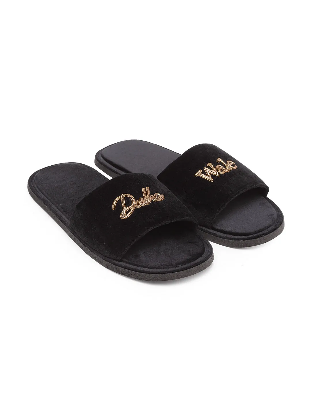 Men Customized Wedding Domani Slippers (Made To Order)