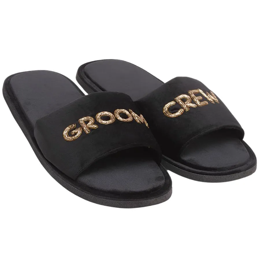 Men Customized Wedding Domani Slippers (Made To Order)