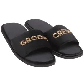 Men Customized Wedding Domani Slippers (Made To Order)