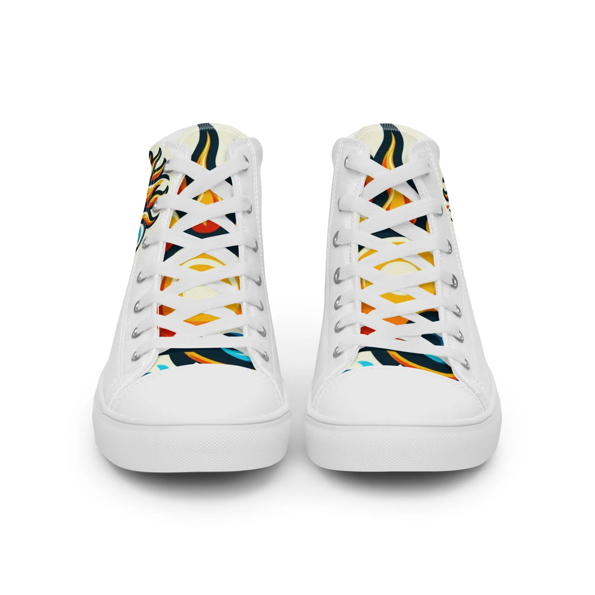 Men’s high top canvas shoes