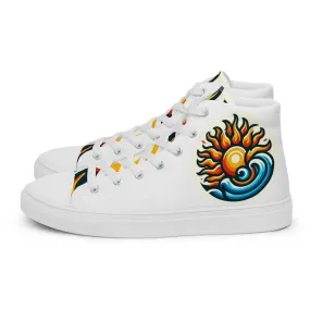 Men’s high top canvas shoes