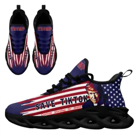 Personalized TikTok Come Back Design Sneakers, Custom Trendy Unisex Shoes for Social Media Lovers, Trump Shoes