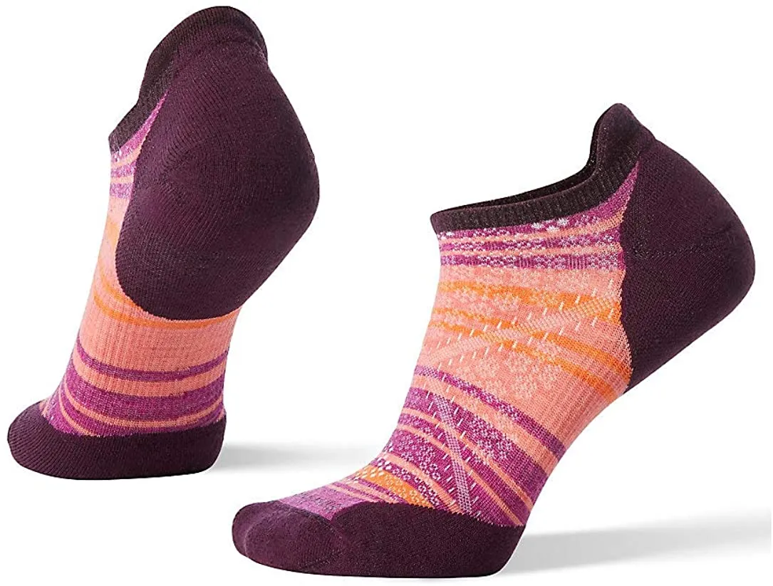 Smartwool Women's PhD Run Light Elite Striped Micro Socks