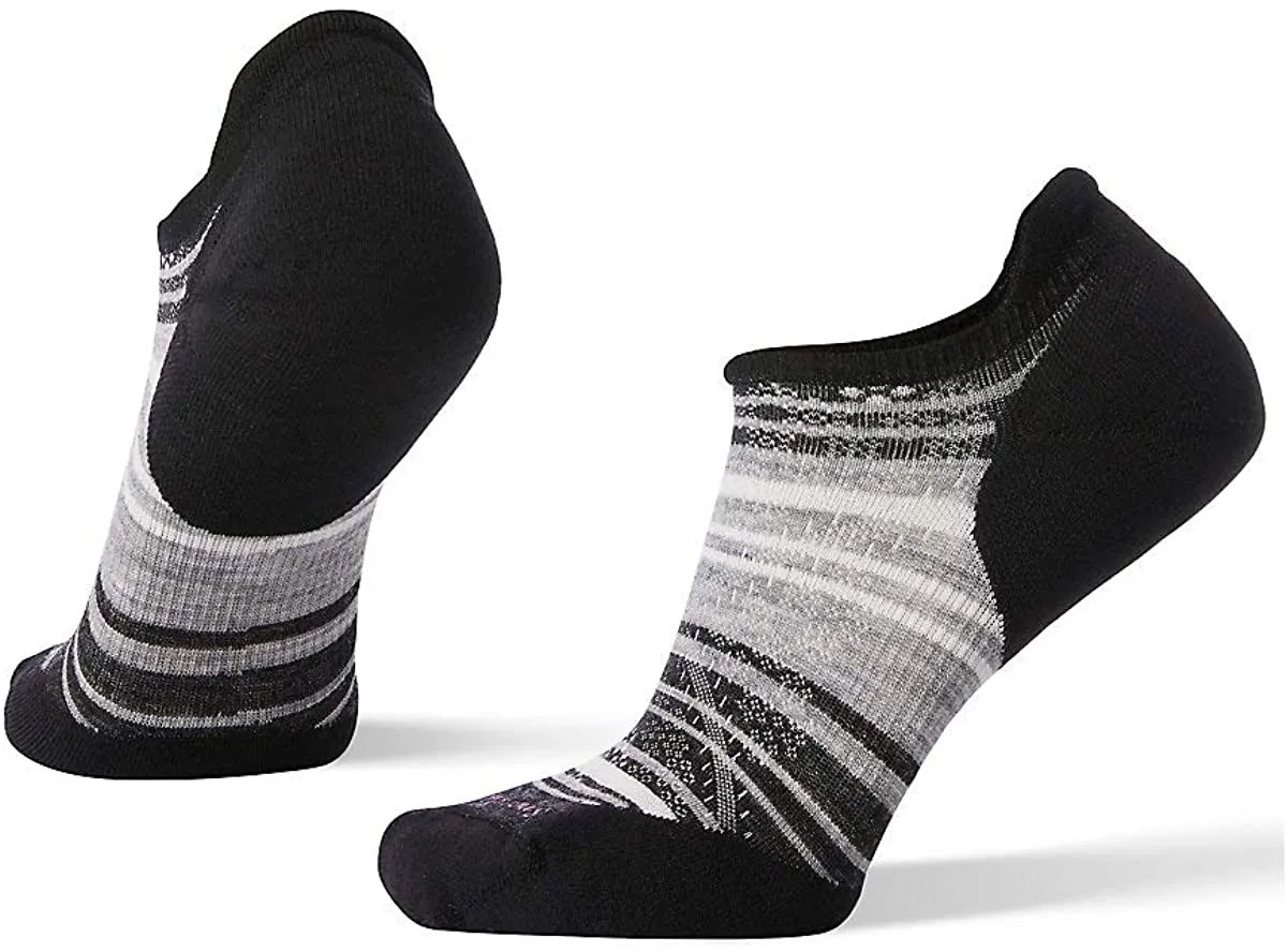 Smartwool Women's PhD Run Light Elite Striped Micro Socks