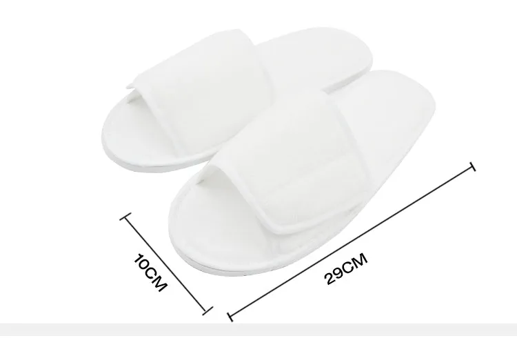 Velvet Slippers with velcro opening