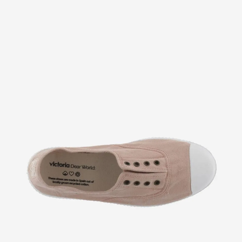 Victoria 1915 Inglesa Drec® Canvas Elastic Plimsoll in Drec Ballet
