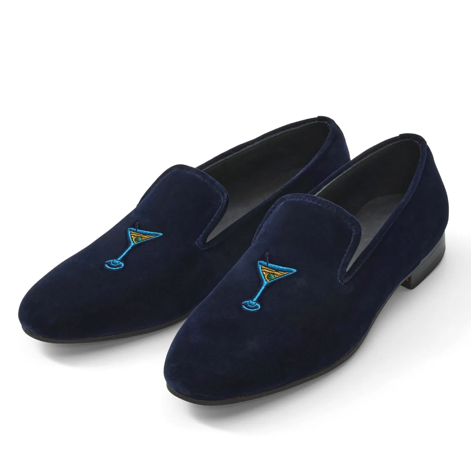Women's Velvet Loafer/Slipper Shoe Shot Through The Heart