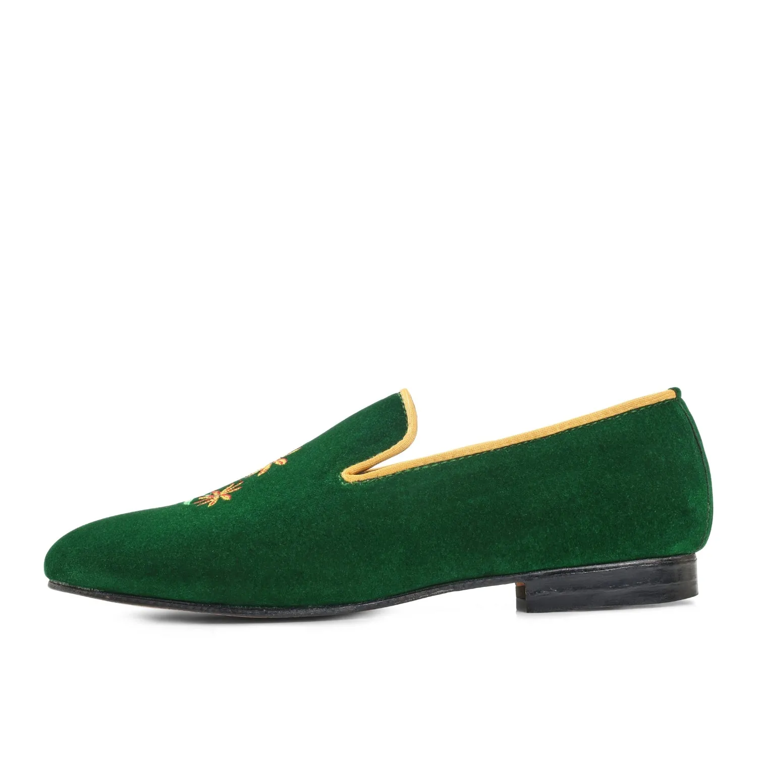 Women's Velvet Loafer/Slipper Shoe Shot Through The Heart
